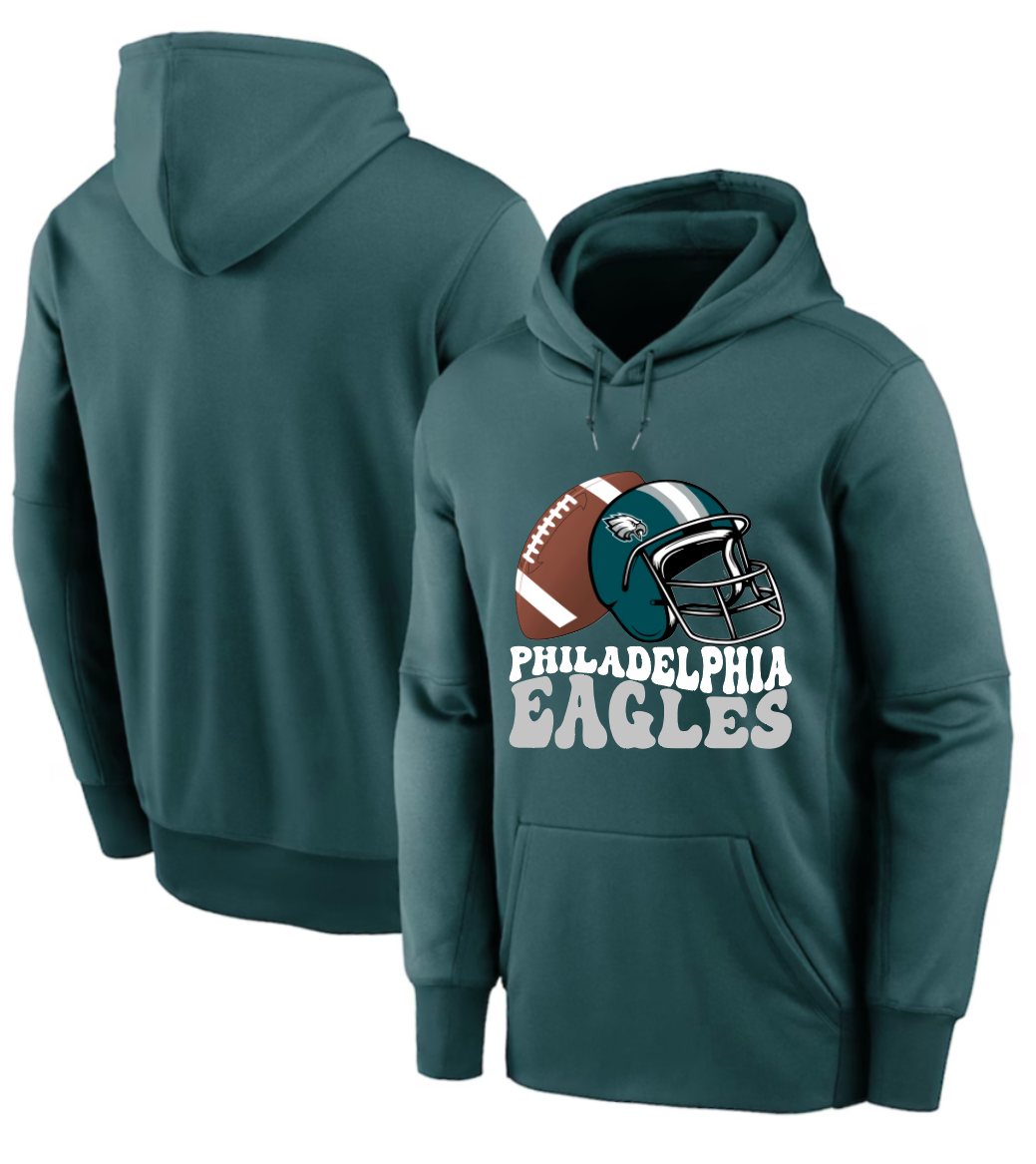 Men 2025 Philadelphia Eagles green hoodie style 5->philadelphia eagles->NFL Jersey